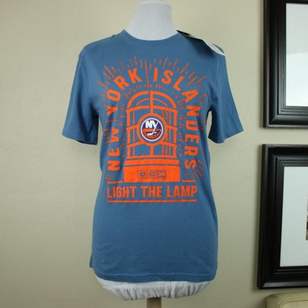 NHL New York Islanders Blue Orange Tee Shirt